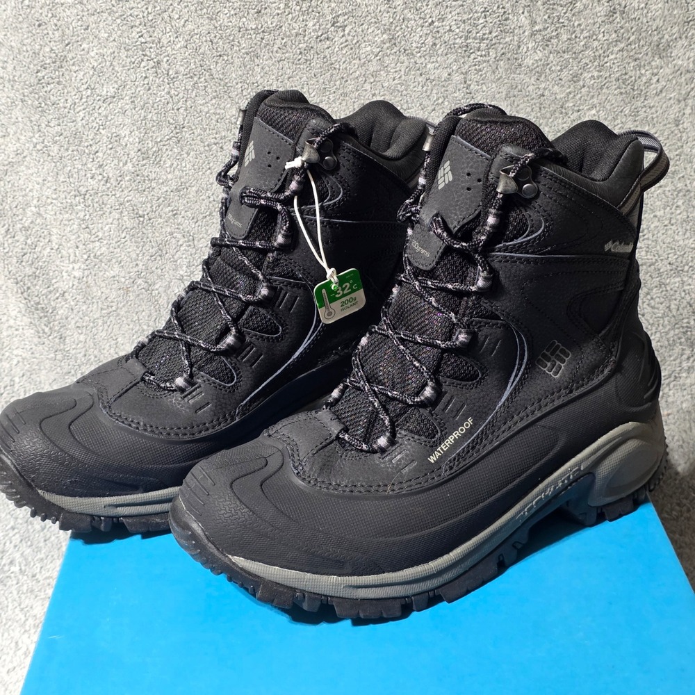 Columbia Bugaboot II Womens Waterproof Winter Boots Black BL1674-010 8.5